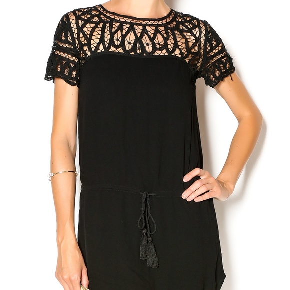 Olivaceous Dresses & Skirts - Olivaceous | Crochet Lace Shoulder Dress